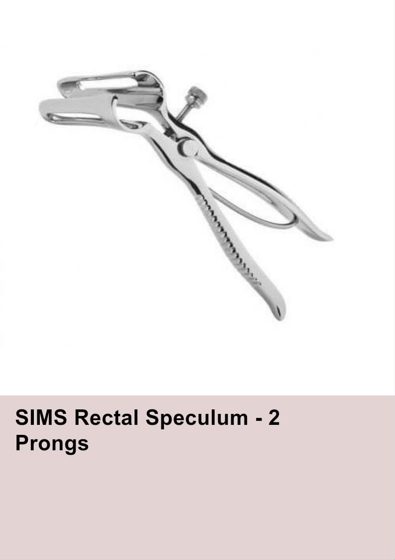 SIMS Rectal Speculum 2 Prongs