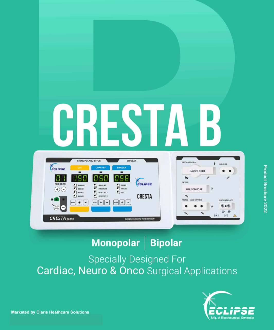 Eclipse Cresta B Bipolar Monopolar Cautery