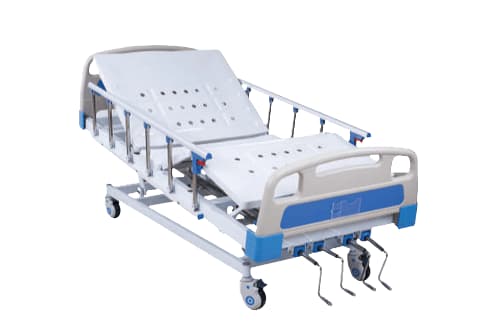 5 Function Collapsible Side Railings Manual ICU Bed
