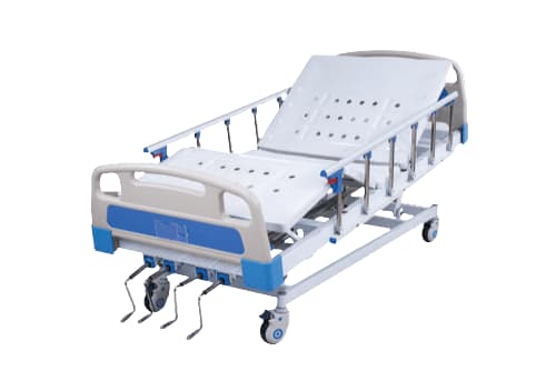 5 Function Collapsible Side Railings Manual ICU Bed
