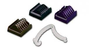 CLONMED LIGA LOCK ( POLYMER LIGATING CLIP HEM O LOK) "GOLD/ GREEN / PURPLE " HEM O LOK, BOX OF 84 CLIPS or 14 Cartridges