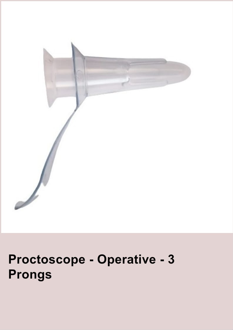 Proctoscope Operative  - 3 Prongs