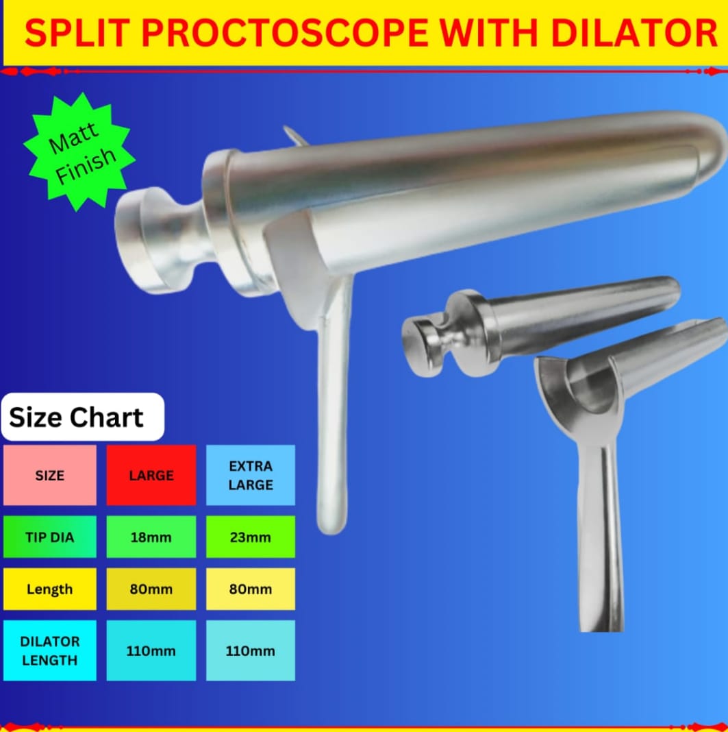 Split Proctoscope With Dilator