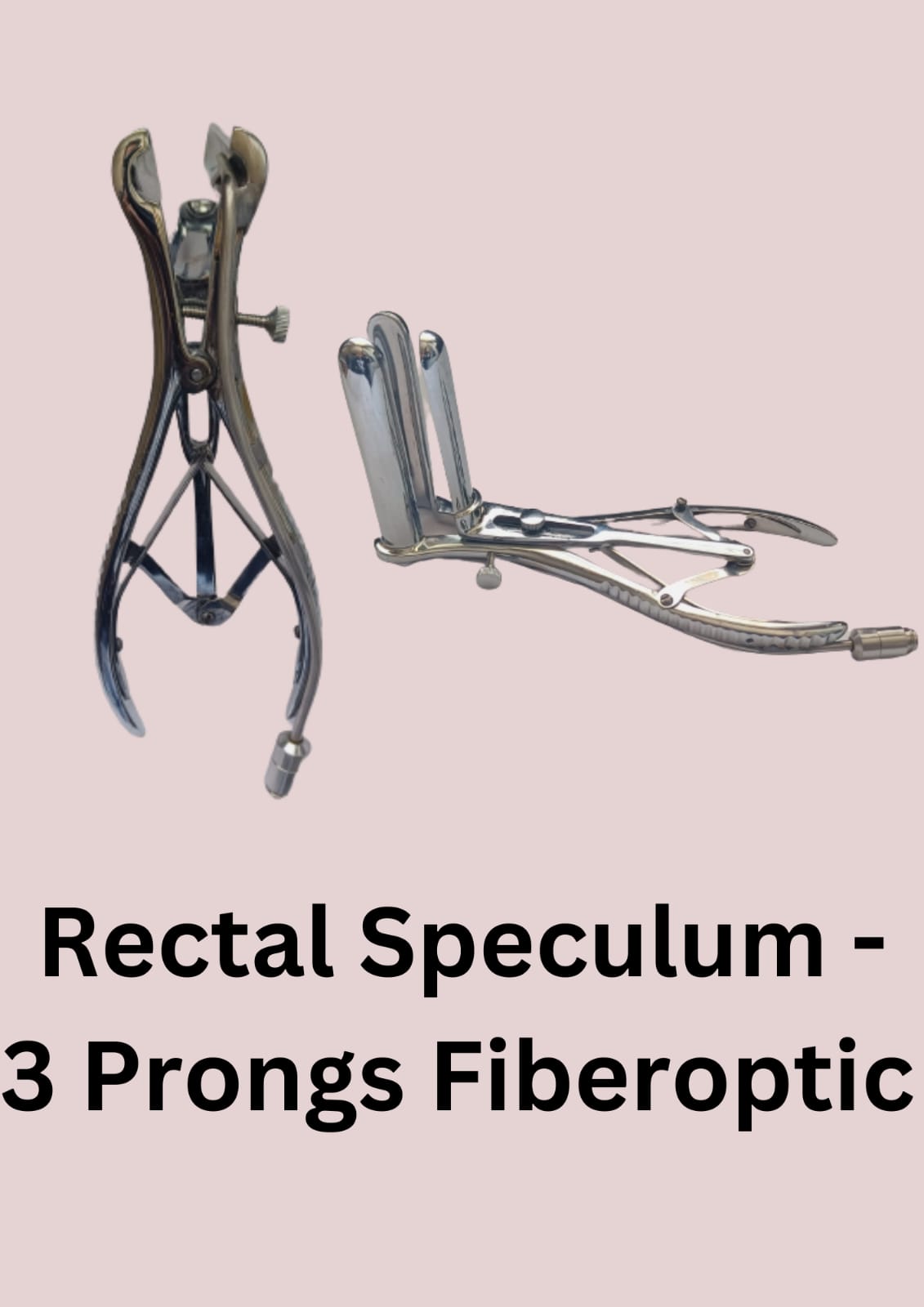 Rectal Speculum 3 Prongs Fiberoptic