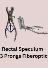 Rectal Speculum 3 Prongs Fiberoptic