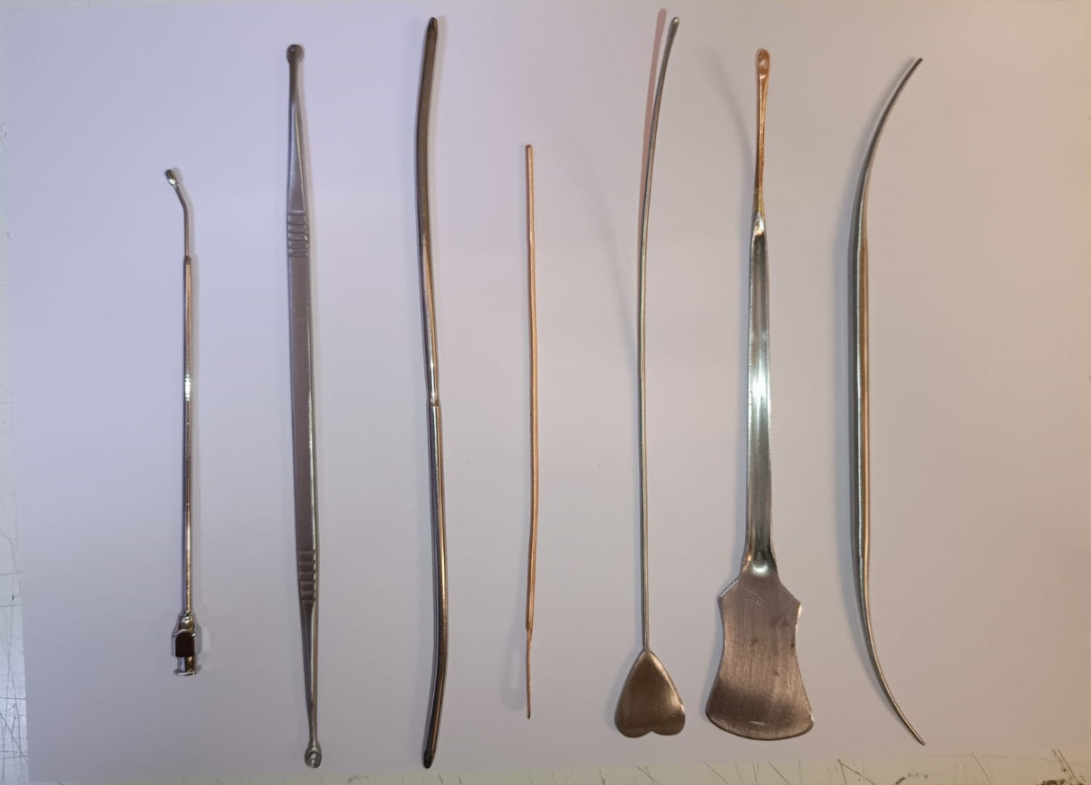 Stainless Steel Fistula Probes – Set of 7