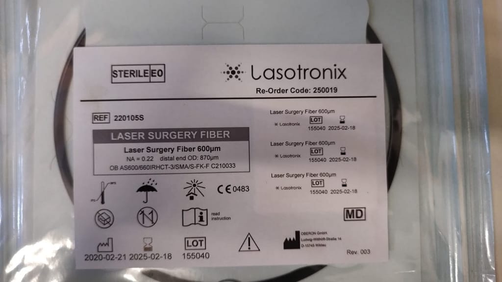 Bare Fiber Compatible for Lasotronix Laser