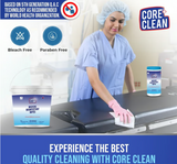 Core Clean Medical Disinfectant Wipes(100 Pulls)