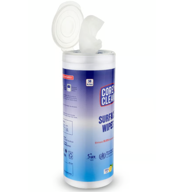 Core Clean Surface Wipes Fresh Scent(50 Pulls)