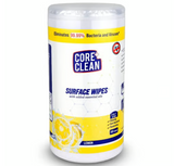 Core Clean Surface Wipes Lemon(100 Pulls)