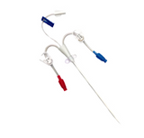 12Fr 16cm Triple Lumen Hemodialysis Catheter Kit - Curved Extension