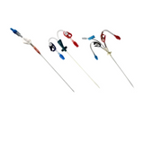 12Fr 16cm Triple Lumen Hemodialysis Catheter Kit - Curved Extension