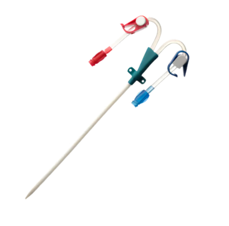 11.5Fr 13cm Double Lumen Hemodialysis Catheter Kit – Curved Extension