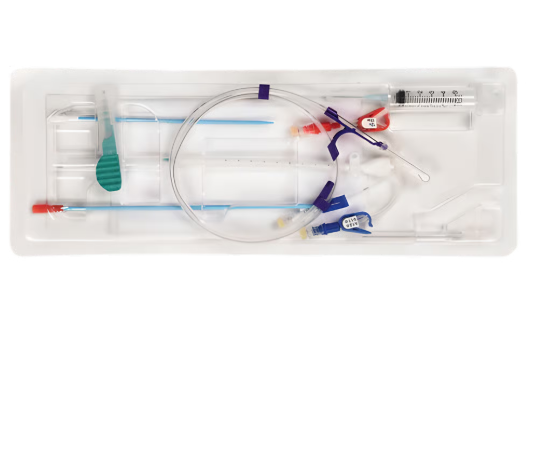 11.5Fr 13cm Double Lumen Hemodialysis Catheter Kit – Curved Extension