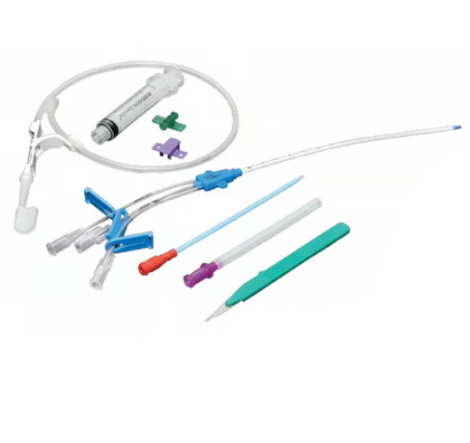 7Fr 16cm Triple Lumen Central Venous Catheter Kit