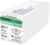 Sterisil – Braided coated Non-Absorbable Suture Natural Silk - SFS5028